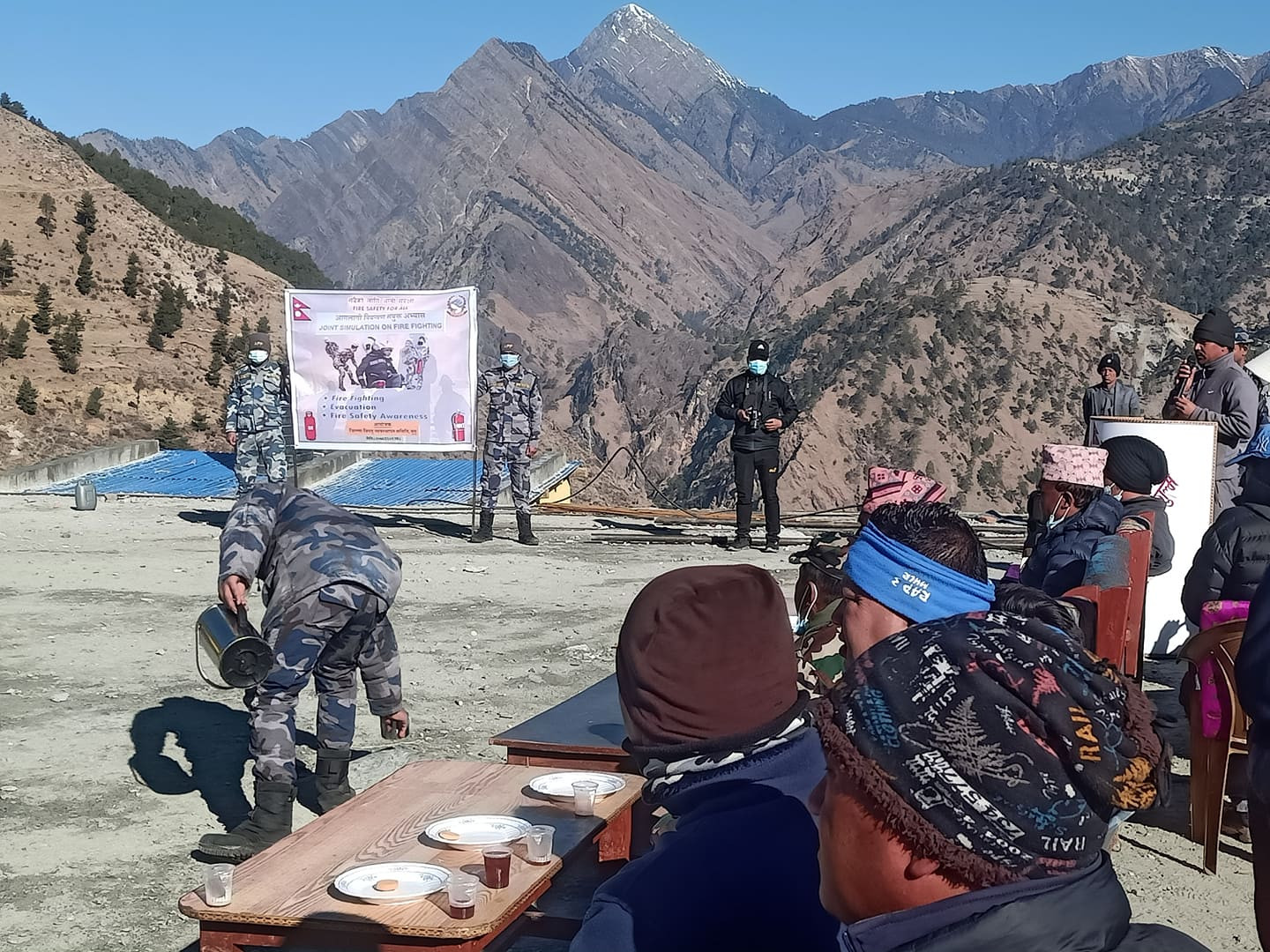 आगलागि नियन्‍‍त्रण संयुक्त अभ्यास